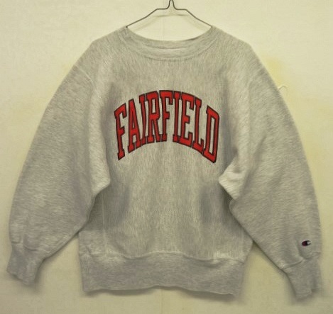 画像: 90'S CHAMPION "FAIRFIELD" 刺繍タグ リバースウィーブ グレー MEXICO製 (VINTAGE) 「Sweat Shirt」 入荷しました。