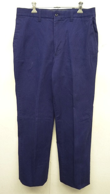 画像: 80'S DICKIES 874 コットン100% ワークパンツ ダークブルー 42TALONジップ USA製 (VINTAGE) 「Bottoms」 入荷しました。