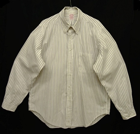 画像: 90'S BROOKS BROTHERS ポプリン BDシャツ ストライプ USA製 (VINTAGE) 「L/S Shirt」 入荷しました。