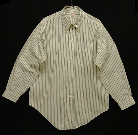 画像: 70'S BROOKS BROTHERS "6ボタン" オックスフォード BDシャツ ストライプ USA製 (VINTAGE) 「L/S Shirt」 入荷しました。