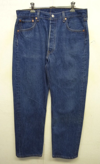 画像: 90'S LEVIS 501 デニム インディゴ USA製 W36L32 (VINTAGE) 「Bottoms」 入荷しました。