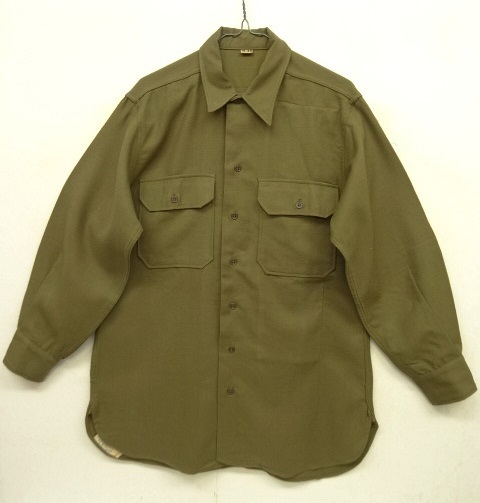 画像: 40'S アメリカ軍 US ARMY "マスタードシャツ" ウールシャツ KHAKI (DEADSTOCK) 「L/S Shirt」 入荷しました。