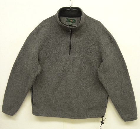 画像: 90'S J.CREW 旧タグ ハーフジップ スタンドカラー フリースジャケット USA製 (VINTAGE) 「Jacket」 入荷しました。