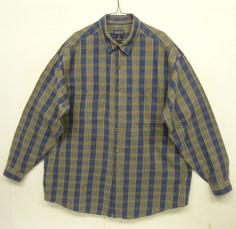 画像: 90'S PATAGONIA コットン 長袖シャツ チェック柄 ポルトガル製 (VINTAGE) 「L/S Shirt」 入荷しました。