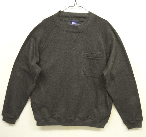 画像: 90'S ACTIVE JOE 前Vガゼット付き モックネック スウェットシャツ チャコール (VINTAGE) 「Sweat Shirt」 入荷しました。