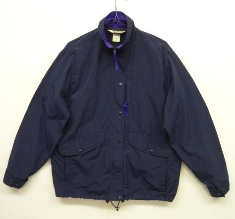 画像: 80'S LL Bean ナイロン バギーズジャケット ネイビー/パープル USA製 (VINTAGE) 「Jacket」 入荷しました。