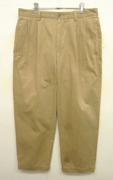 画像: 90'S RALPH LAUREN ツープリーツ チノパンツ TAN (VINTAGE) 「Bottoms」 入荷しました。