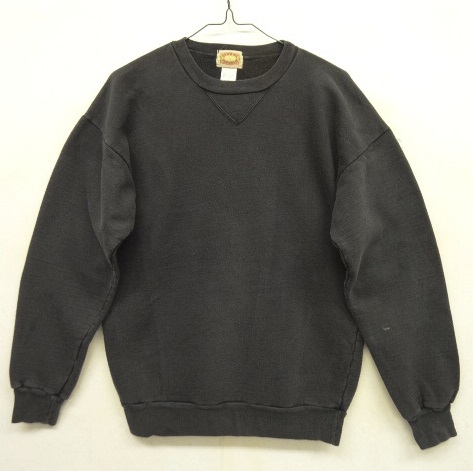 画像: 80'S BANANA REPUBLIC 初期タグ 前Vガゼット付き スウェット BLACK イタリア製 (VINTAGE) 「Sweat Shirt」 入荷しました。