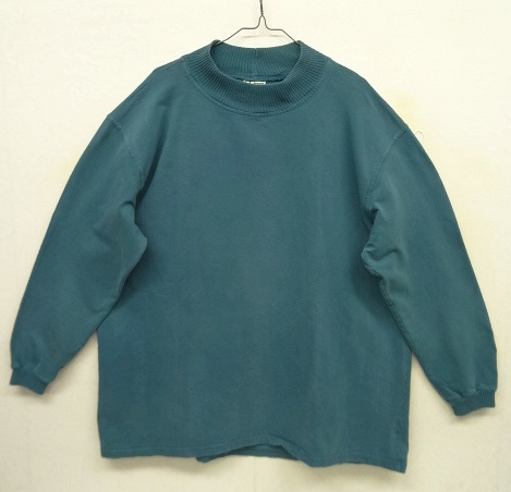 画像: 80'S LL Bean モックネック スウェット ティール USA製 (VINTAGE) 「Sweat Shirt」 入荷しました。