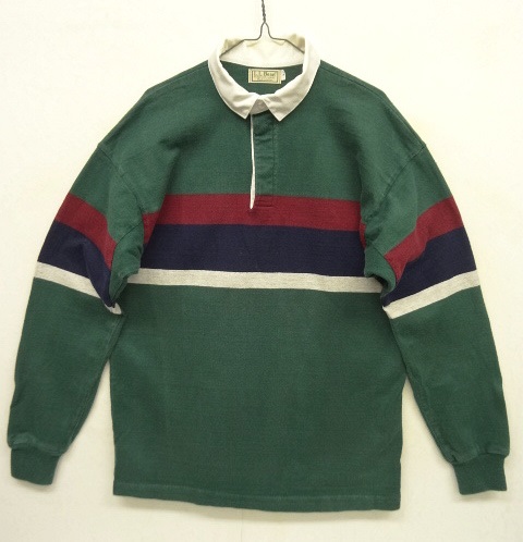 画像: 80'S LL Bean "COLUMBIA KNIT製" ラガーシャツ USA製 (VINTAGE) 「L/S Shirt」 入荷しました。