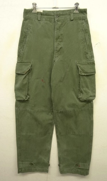 画像: 50'S フランス軍 M47 HBT フィールドパンツ 後期型 OLIVE サイズ41 (VINTAGE) 「Bottoms」 入荷しました。