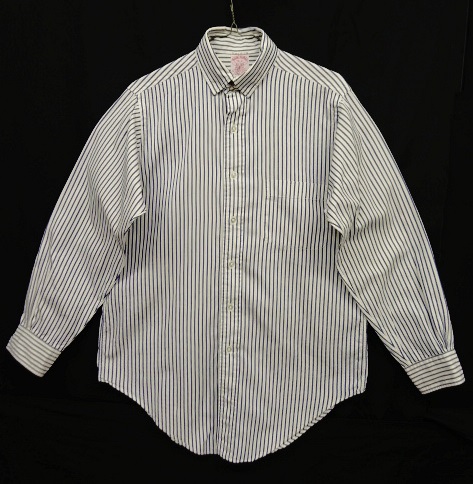 画像: 80'S BROOKS BROTHERS オックスフォード タブカラーシャツ ストライプ USA製 (VINTAGE) 「L/S Shirt」 入荷しました。