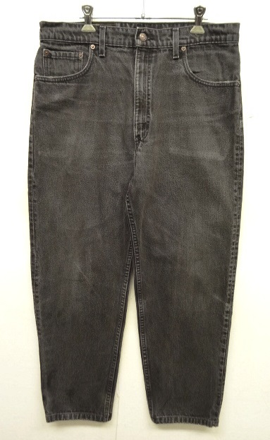 画像: 90'S LEVIS 550 デニム BLACK USA製 W36L30 (VINTAGE) 「Bottoms」 入荷しました。