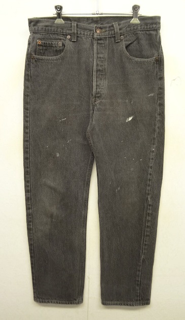 画像: 90'S LEVIS 501 デニム 先染めBLACK USA製 W34L30 (VINTAGE) 「Bottoms」 入荷しました。