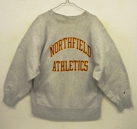 画像: 80'S CHAMPION "NORTHFIELD ATHLETICS" トリコタグ リバースウィーブ グレー USA製 (VINTAGE) 「Sweat Shirt」 入荷しました。