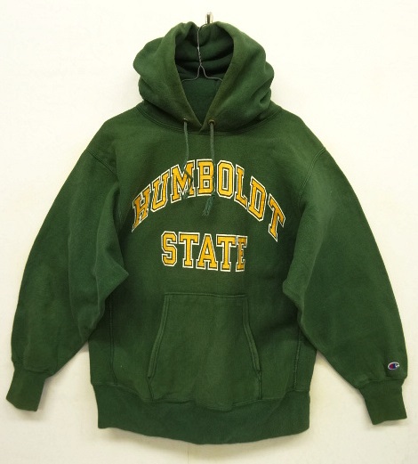 画像: 90'S CHAMPION "HUMBOLDT STATE" 刺繍タグ リバースウィーブ パーカー USA製 (VINTAGE) 「Parka」 入荷しました。