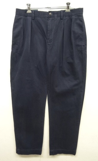 画像: 90'S RALPH LAUREN "ETHAN PANT" ツープリーツ チノパンツ NAVY (VINTAGE) 「Bottoms」 入荷しました。