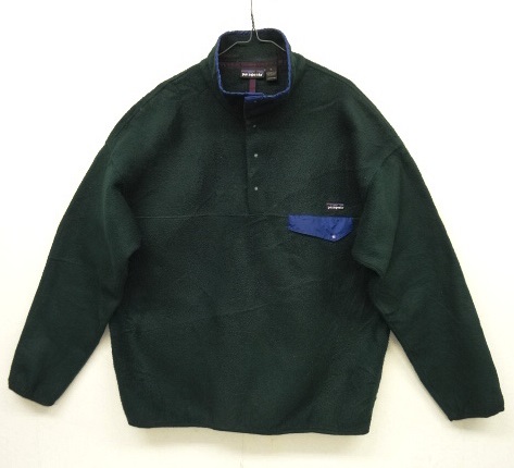 画像: 90'S PATAGONIA 雪無しタグ シンチラ スナップT フリースジャケット DK GREEN ジャマイカ製 (VINTAGE) 「Jacket」 入荷しました。