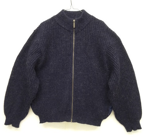 画像: 80'S LL Bean アルパカ混 ドライバーズニット ネイビー USA製 (VINTAGE) 「Knit」 入荷しました。