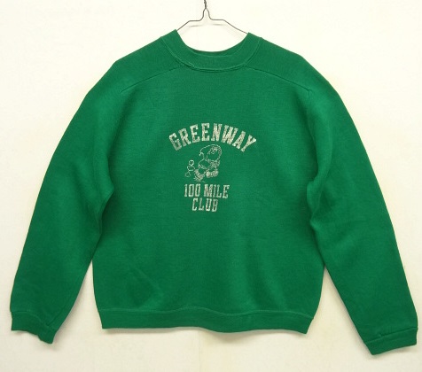 画像: 60'S UNKNOWN フリーダムスリーブ スウェットシャツ GREEN (VINTAGE) 「Sweat Shirt」 入荷しました。