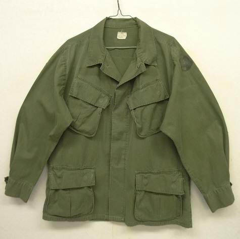 画像: 70'S アメリカ軍 US ARMY "JUNGLE FATIGUE 4th" リップストップ ファティーグジャケット M-SHORT (VINTAGE) 「Jacket」 入荷しました。