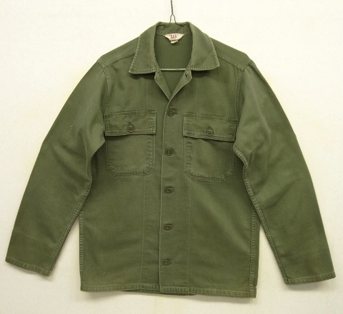 画像: 60'S アメリカ軍 US ARMY "B.V.D.製" PX品 コットンサテン ユーティリティシャツ (VINTAGE) 「L/S Shirt」 入荷しました。