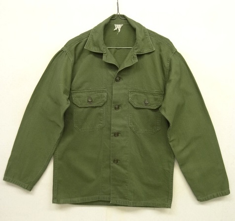 画像: 60'S アメリカ軍 US ARMY "3rd MODEL" OG107 コットンサテン ユーティリティシャツ (VINTAGE) 「L/S Shirt」 入荷しました。