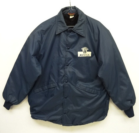 画像: 70'S PLA-JAC by DUNBROOKE 裏ボア付き コーチジャケット ネイビー USA製 (VINTAGE) 「Jacket」 入荷しました。