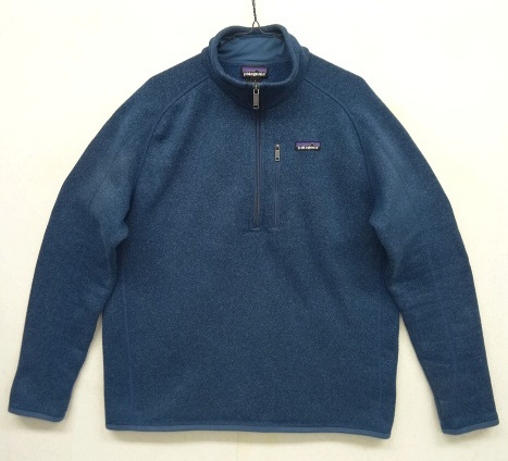 画像: PATAGONIA "BETTER SWEATER" ハーフジップ セーター ヘザーブルー (USED) 「Jacket」 入荷しました。