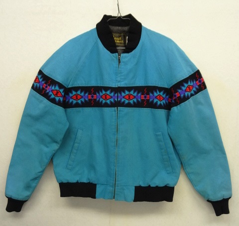 画像: 90'S DAVID JAMES 裏地ブランケット付き ダックジャケット ネイティブ柄 USA製 (VINTAGE) 「Jacket」 入荷しました。