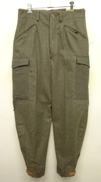 画像: 40'S スウェーデン軍 M39 メタルボタン ウール カーゴパンツ DK GREY (DEADSTOCK) 「Bottoms」 入荷しました。