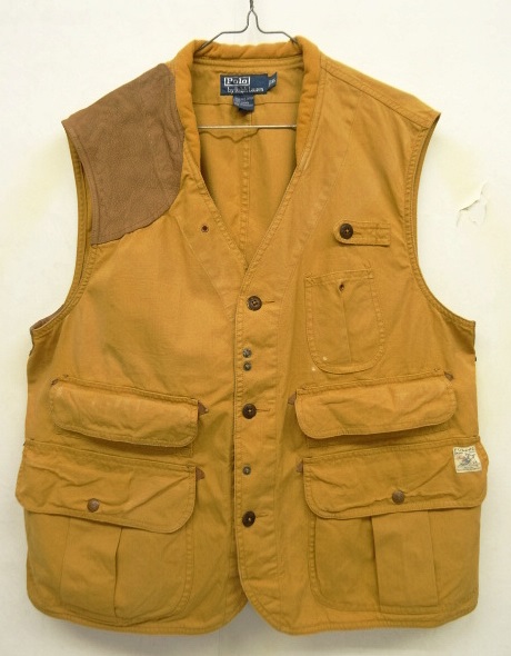 画像: 90'S RALPH LAUREN バックルバック ハンティングベスト TAN (VINTAGE) 「No Sleeve」 入荷しました。