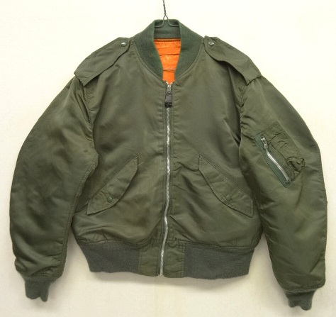 画像: 90'S ALPHA INDUSTRIES "L-2B" フライトジャケット セージグリーン/オレンジ USA製 (VINTAGE) 「Jacket」 入荷しました。