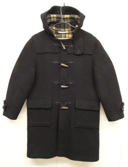 画像: 80'S GLOVERALL ウール ホーントグル ダッフルコート BLACK イングランド製 (VINTAGE) 「Jacket」 入荷しました。