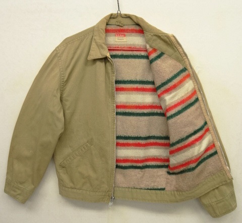 画像: 60'S BIG MAC 裏地ボーダーブランケット ドリズラージャケット TALONジップ (VINTAGE) 「Jacket」 入荷しました。