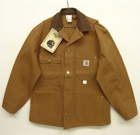 画像: 80'S CARHARTT 裏地無し ダックジャケット ブラウン USA製 (DEADSTOCK) 「Jacket」 入荷しました。