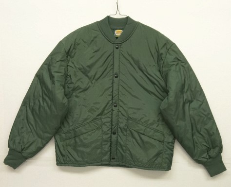 画像: 90'S CABELA'S スナップボタン 中綿入り ジャケット DK GREEN カナダ製 (VINTAGE) 「Jacket」 入荷しました。