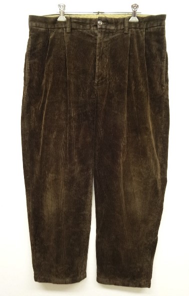 画像: 90'S RALPH LAUREN ツープリーツ 太畝 コーデュロイパンツ BROWN (VINTAGE) 「Bottoms」 入荷しました。