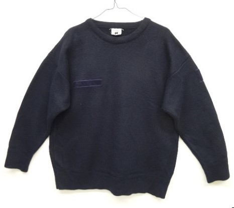 画像: フランス軍 ウール クルーネック セーター NAVY (VINTAGE) 「Knit」 入荷しました。