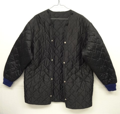 画像: UNKNOWN キルティング ライナージャケット ブラック (VINTAGE) 「Jacket」 入荷しました。