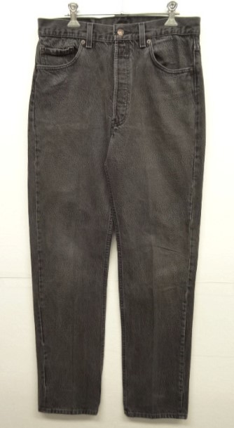 画像: 90'S LEVIS 501 デニム ブラック USA製 W33L34 (VINTAGE) 「Bottoms」 入荷しました。