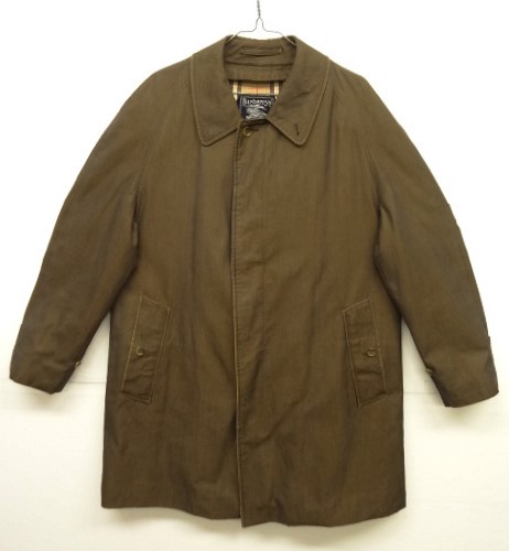 画像: 80'S BURBERRYS "COTTON100%" バルマカーンコート BROWN 玉虫色 イングランド製 (VINTAGE) 「Jacket」 入荷しました。