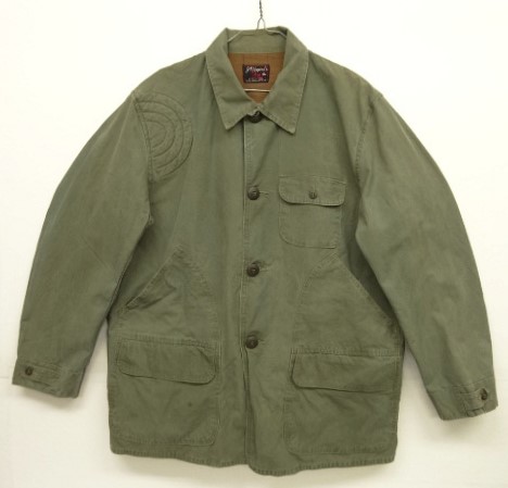 画像: 50'S SEARS "JC HIGGINS" ハンティングジャケット カーキ TALONジップ (VINTAGE) 「Jacket」 入荷しました。