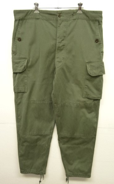 画像: 70'S フランス軍 M64 フィールドパンツ OLIVE 100C (VINTAGE) 「Bottoms」 入荷しました。