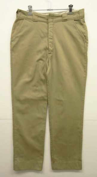 画像: 80'S LL Bean 裏地シャモアクロス チノパンツ TALONアルミジップ (VINTAGE) 「Bottoms」 入荷しました。