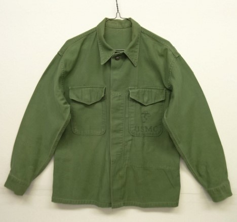 画像: 50'S アメリカ軍 USMC "P-58" ステンシル入り コットンサテン ユーティリティジャケット (VINTAGE) 「Jacket」 入荷しました。