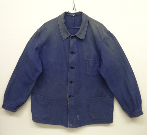 画像: 60'S VETRA フレンチワーク ワークジャケット カバーオール BLUE フランス製 (VINTAGE) 「Jacket」 入荷しました。