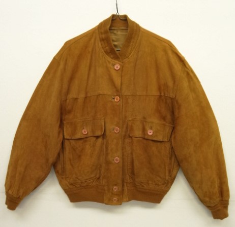 画像: UNKNOWN 裏地付き ヌバックレザー ドリズラージャケット イタリア製 (VINTAGE) 「Jacket」 入荷しました。