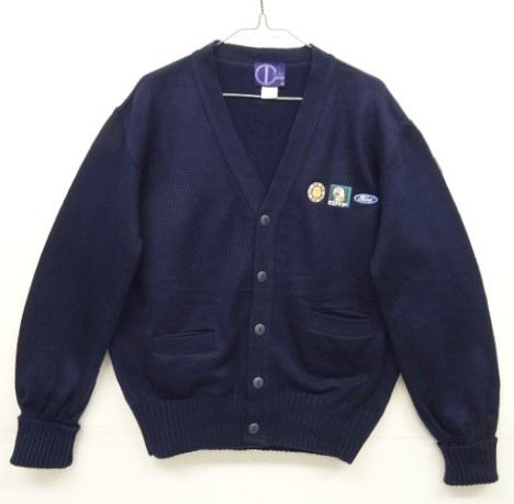 画像: 90'S DRESS CODE アクリル カーディガン ネイビー USA製 (VINTAGE) 「Knit」 入荷しました。