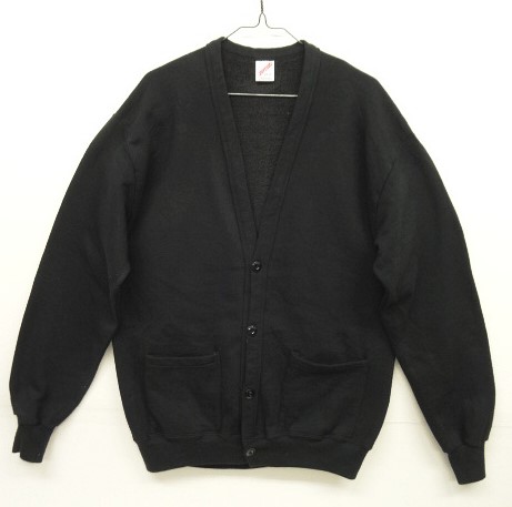 画像: 80'S JERZEES スウェット カーディガン ブラック USA製 (VINTAGE) 「Sweat Shirt」 入荷しました。